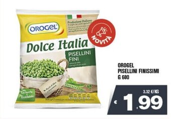 Deco Superfreddo OROGEL PISELLINI FINISSIMI G 600 offerta