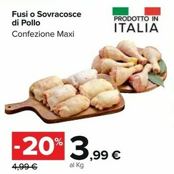 Carrefour Market Sovracosce Di Pollo offerta