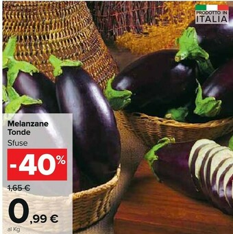 Carrefour Market Melanzane Tonde offerta