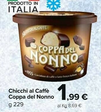 Carrefour Market Motta Coppa Del Nonno Chicchi Al Caffè 229 G(ml) offerta