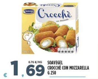 Deco Superfreddo SOAVEGEL CROCCHÈ CON MOZZARELLA G 250 offerta