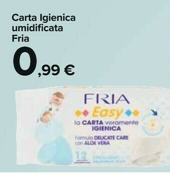 Carrefour Market Fria Carta Igienica Umidificata offerta