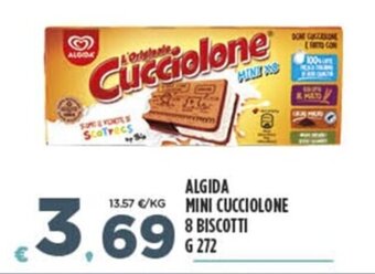 ALGIDA MINI CUCCIOLONE 8 BISCOTTI G 272