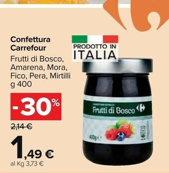 Carrefour Market Carrefour - Confettura Extra Al Mirtillo 400 G(ml) offerta