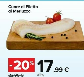 Carrefour Market Cuore Di Filetto Di Merluzzo offerta