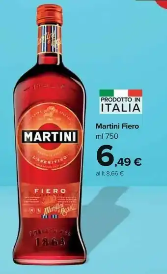 Carrefour Market Martini Fiero 0,75 L Rosso Dolce Vermut offerta