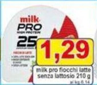 Pewex milk pro fiocchi latte senza lattosio 210 g offerta