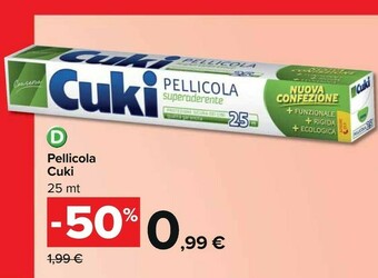 Carrefour Market Cuki Pellicola offerta