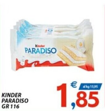 Vivo Supermercati KINDER PARADISO GR 116 offerta