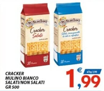 Vivo Supermercati CRACKER MULINO BIANCO SALATI/NON SALATI GR 500 offerta