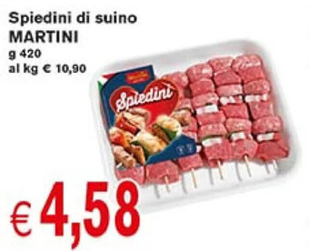 Coal Spiedini di suino MARTINI g 420 offerta