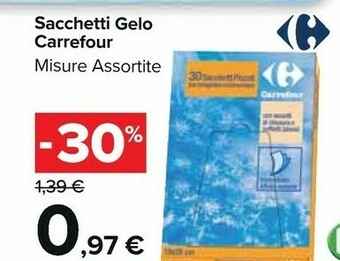 Carrefour Carrefour Sacchetti Gelo offerta