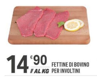FETTINE DI BOVINO PER INVOLTINI