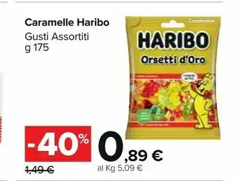 Carrefour Haribo - Rotella 175 G(ml) offerta