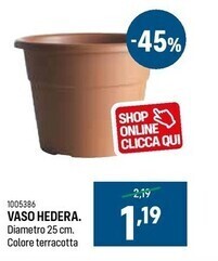 Cfadda Vaso hedera offerta