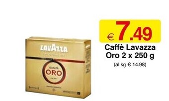 Sì con te Lavazza caffè oro 2 x 250 g offerta