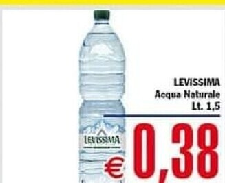 Conté Supermercati Levissima acqua naturale offerta