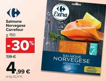 Carrefour Market Salmone affumicato offerta