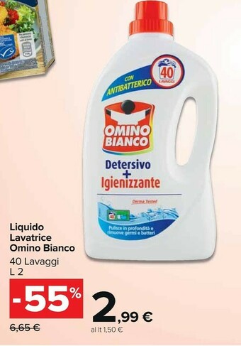 Carrefour Market Omino Bianco Liquido Lavatrice offerta
