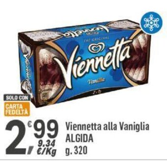 Supermercati Dok Viennetta alla Vaniglia ALGIDA g 320 offerta