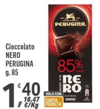 Supermercati Dok Cioccolato NERO PERUGINA g. 85 offerta