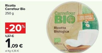 Carrefour Market Ricotta offerta