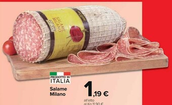 Carrefour Market Salame milano offerta