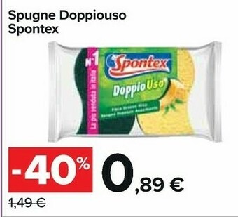 Carrefour Market Spontex Spugne Doppiouso offerta