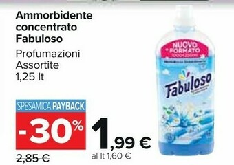 Carrefour Market Fabuloso Ammorbidente Concentrato offerta