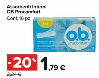 Carrefour Market Assorbenti interni offerta