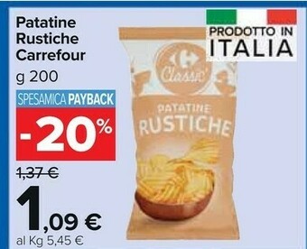 Carrefour Market Patatine fritte offerta