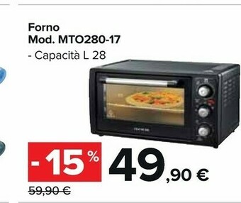 Carrefour Market Forno Mod. MTO280-17 offerta