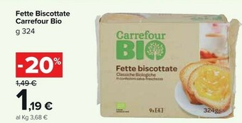Carrefour Market Fette biscottate offerta