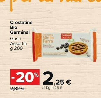 Germinal - Crostatina Frutti Rossi Bio
