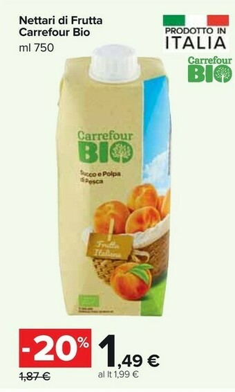 Carrefour Market Succhi di frutta offerta