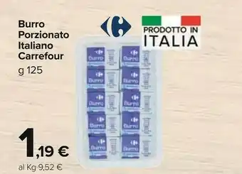 Carrefour Market Carrefour Burro Porzionato Italiano offerta