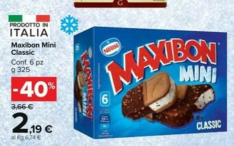 Carrefour Market Nestlè Maxibon 6 Mini 325 G(ml) offerta