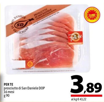 A&O PER TE prosciutto di San Daniele DOP 16 mesi g 90 offerta