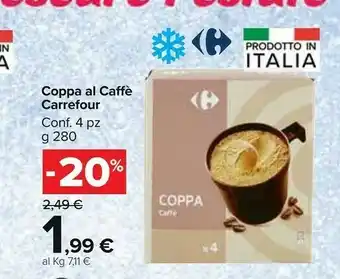Carrefour Market Carrefour - Coppa Caffè 280 G(ml) offerta
