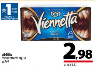 A&O ALGIDA Viennetta Vaniglia g 320 offerta