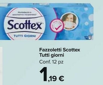 Carrefour Market Scottex Fazzoletti offerta