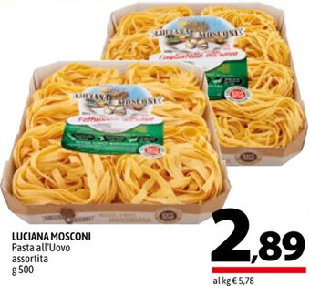 A&O LUCIANA MOSCONI Pasta all'Uovo assortita g 500 offerta