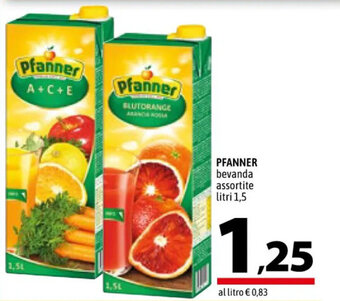 A&O PFANNER bevanda assortite litri 1,5 offerta