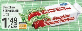 Supermercati Dok Stracchino NONNO NANNI g 125 offerta