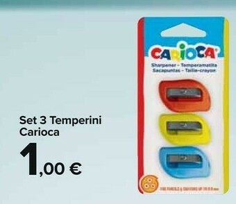 Carrefour Market Carioca Set 3 Temperini offerta