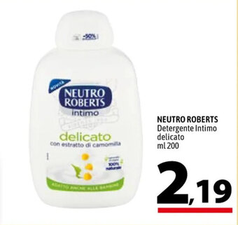 A&O NEUTRO ROBERTS Detergente Intimo delicato ml 200 offerta