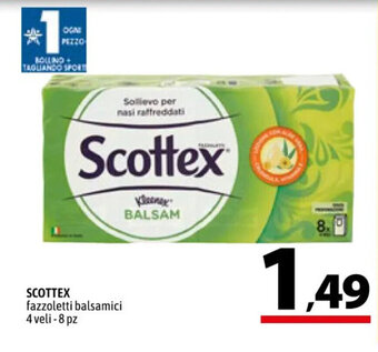 A&O SCOTTEX fazzoletti balsamici 4 veli - 8 pz offerta