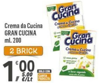 Crema da Cucina GRAN CUCINA ml. 200