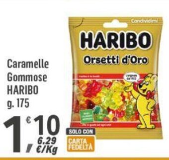 Supermercati Dok Caramelle Gommose HARIBO g. 175 offerta