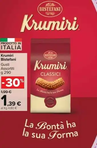 Carrefour Market Bistefani Biscotti offerta